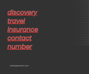 discovery travel insurance contact number