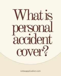 What is personal accident cover?