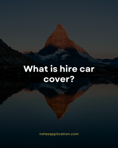 What is hire car cover?