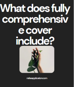 What does fully comprehensive cover include?