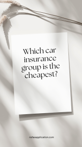 Which car insurance group is the cheapest?