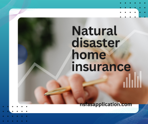 Natural disaster home insurance