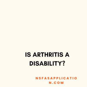 Is arthritis a disability?