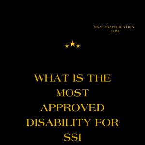 what is the most approved disability for social security
