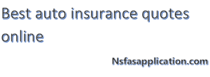 Best auto insurance quotes online