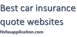 Best car insurance quote websites